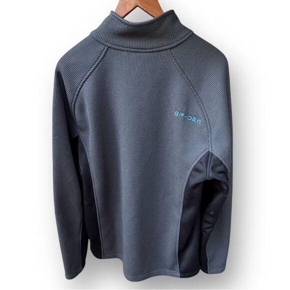 Spyder XL X-Large 1/4 zip Pullover Sweatshirt Jacket with SprayTek Logo - Picture 5 of 11